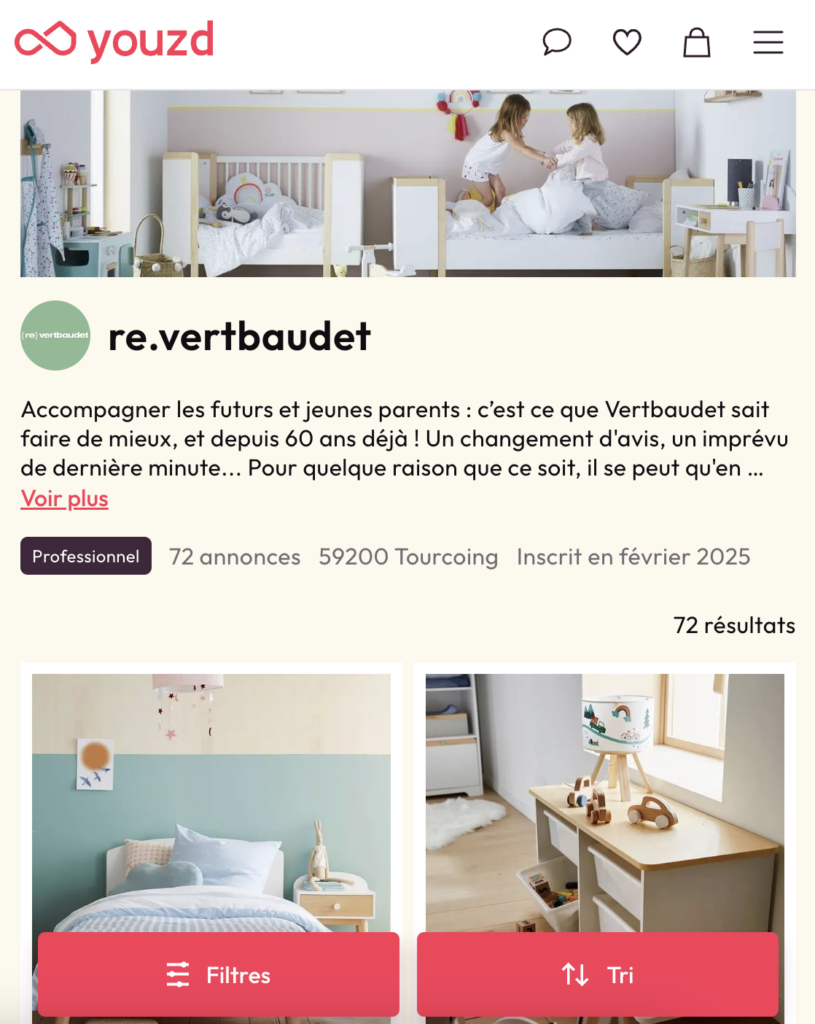 collaboration youzd verbaudet