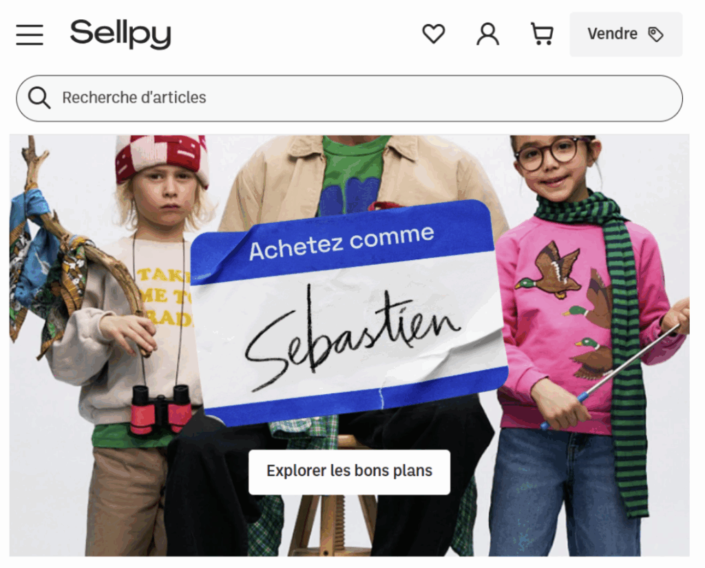Sellpy hm seconde main