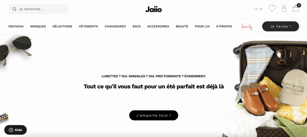 site seconde main jaiio
